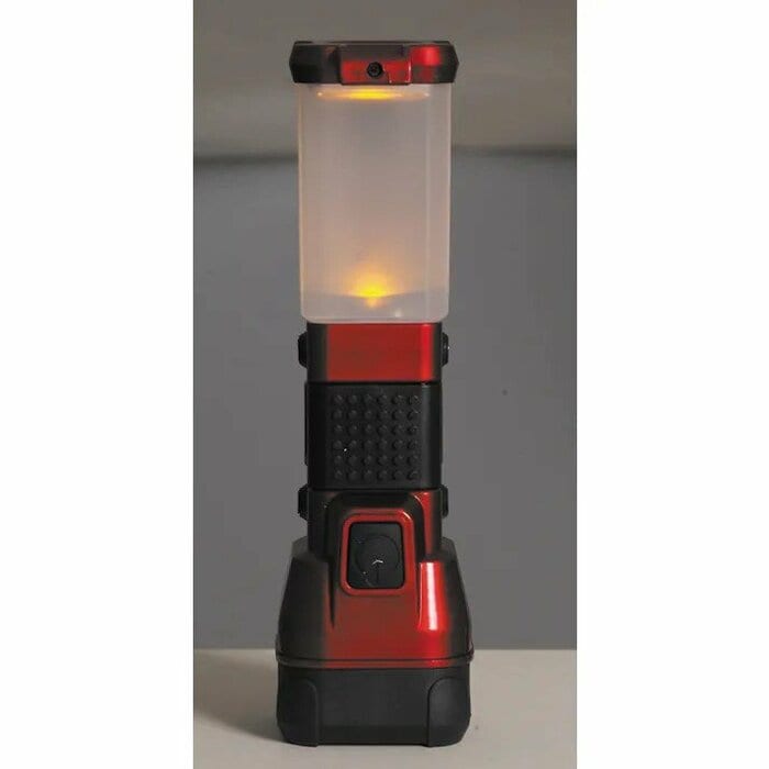 単三乾電池3本（別売）で使用するため、災害時など充電ができない状況でも対応