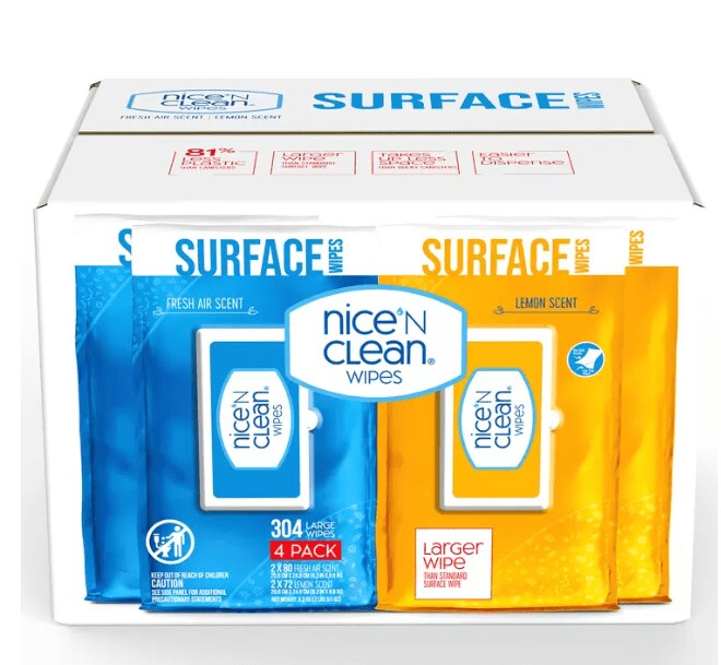 2種類の香りが楽しめるウエットクリーナーシート