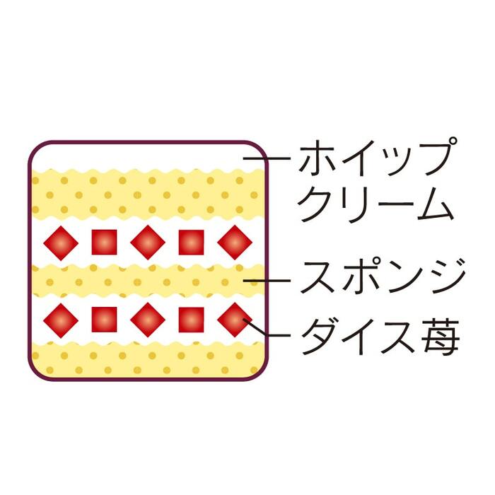 コク豊かですっきりとした口溶けのホイップクリームをふんだんに使用