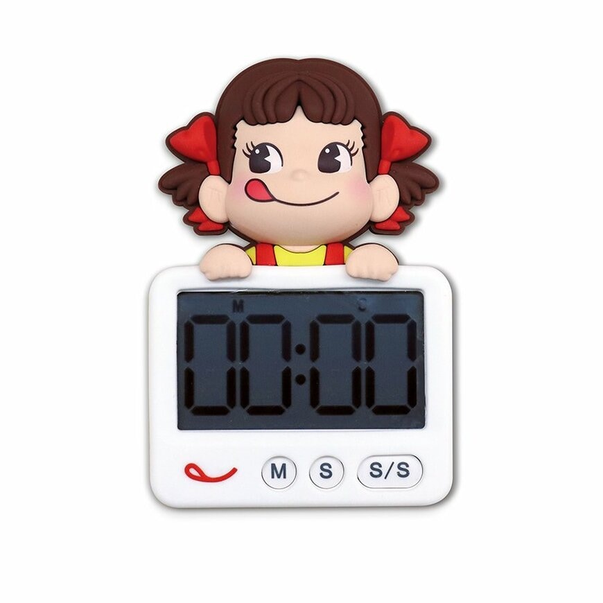 ペコちゃんフォルムがかわいいキッチンタイマー