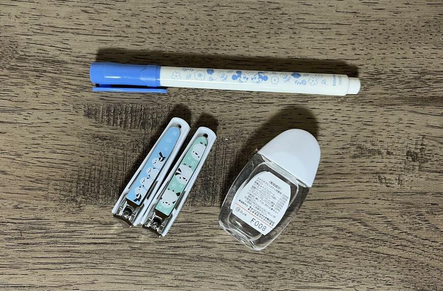 筆者撮影（キャンドゥ、ミニ爪切り　シマエナガ）