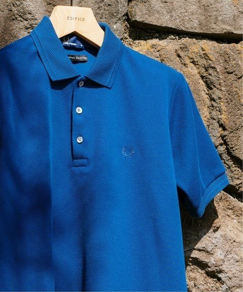 FRED PERRY×EDIFICE - 別注 SOLOカルゼニットライクポロ ¥14,580（税込）