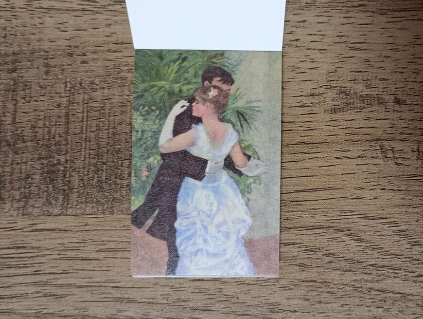 筆者撮影（キャンドゥ、ブック型マスキングシール ルノワール）