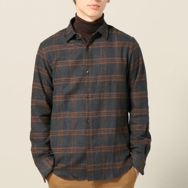 EDIFICE - 3/3 ビエラチェックレギュラーシャツ [SALE] ¥6,480（税込）