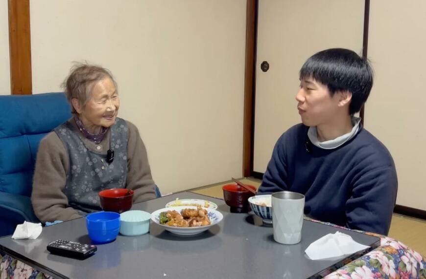 94歳の調理風景