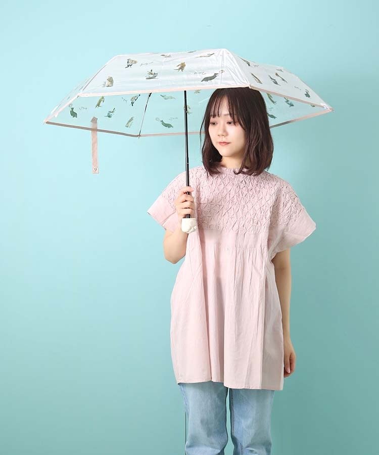 ブルーブルーエ公式 プラスティックアンブレニャン雨折傘