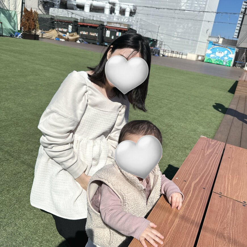 お子さんとの素敵なツーショット
