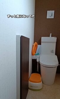 【主婦でもできるDIY】1000円以下で完成！DIYでトイレ掃除がしやすい埋め込み収納にリメイク