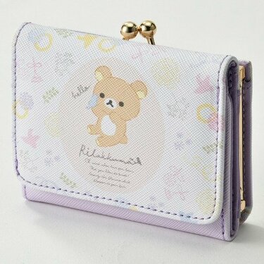 リラックマストア限定 キイロイトリ 三つ折財布 ミニ財布 がま口