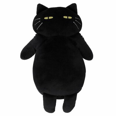 ニトリ公式通販ニトリネット 背当てクッション(デコネコ ブラック)商品画像