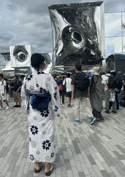 写真 | 大阪・関西万博に着て行った「祖母の浴衣」 70年万博を