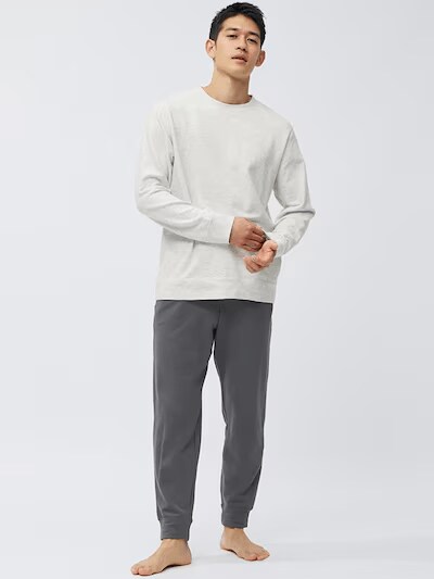 ストレッチソフトラウンジセット（長袖＆ロングパンツ）