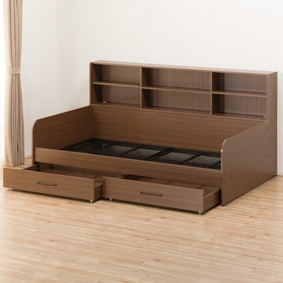 ニトリ、デイベッド(ミドルブラウン)使用例商品画像