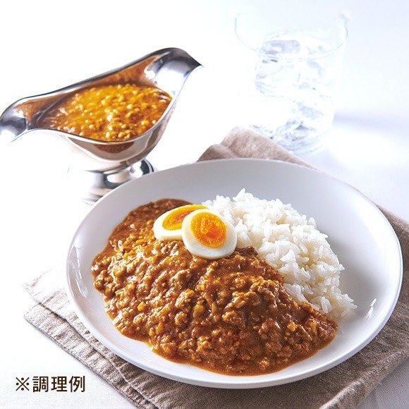 たけのこの食感が楽しいキーマカレー