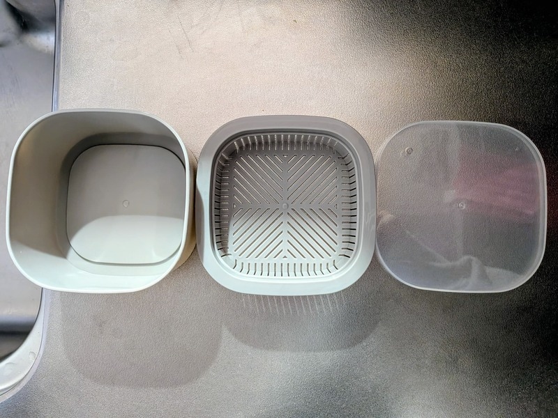 ダイソー　電子レンジ蒸し器 3点セット