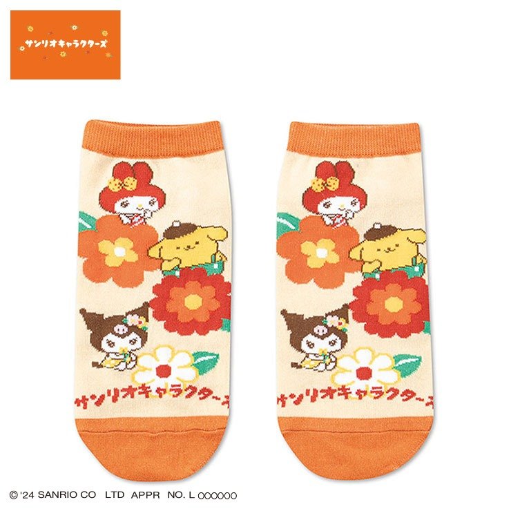出所：しまむら公式オンラインストア レディース スニーカーインソックス（サンリオキャラクターズ）