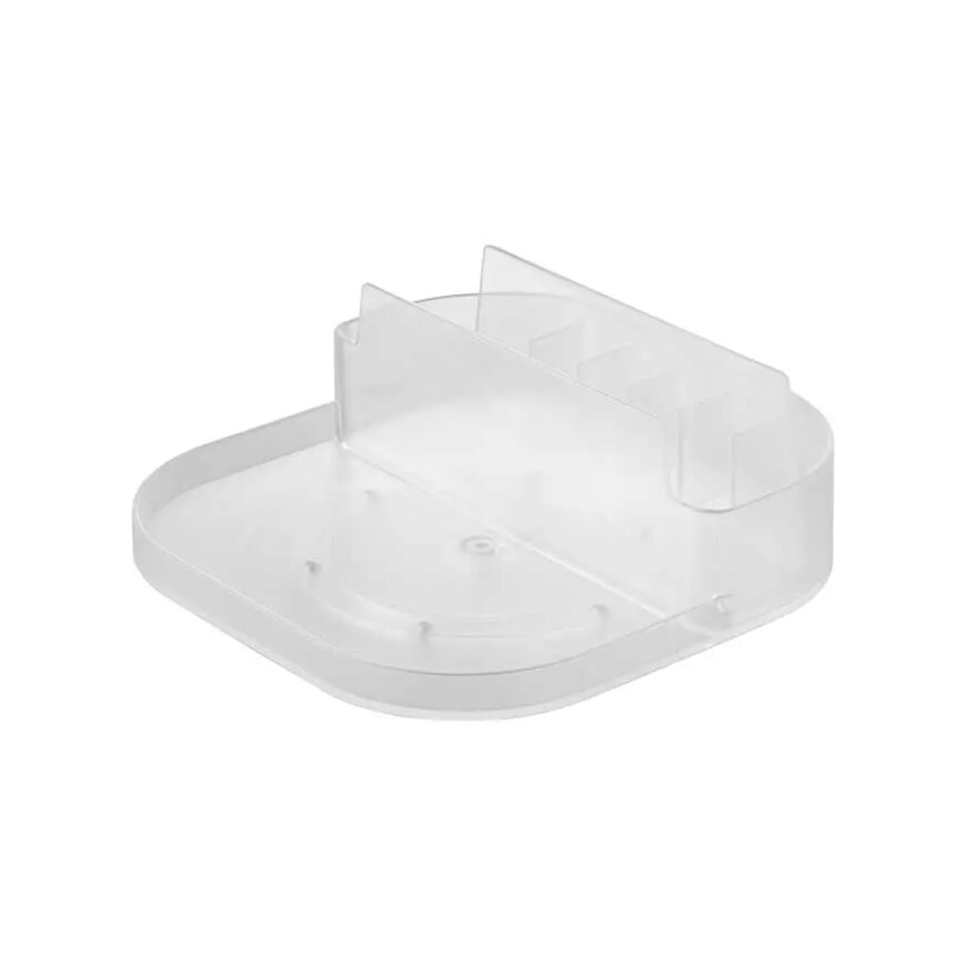 出所：山崎実業公式　冷蔵庫中回転式仕切り付きトレー タワー スクエア