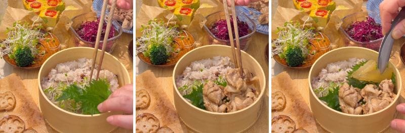 出所：@sakura_obento_