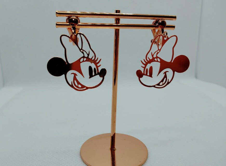 筆者撮影（ダイソー、ディズニーイヤリング）