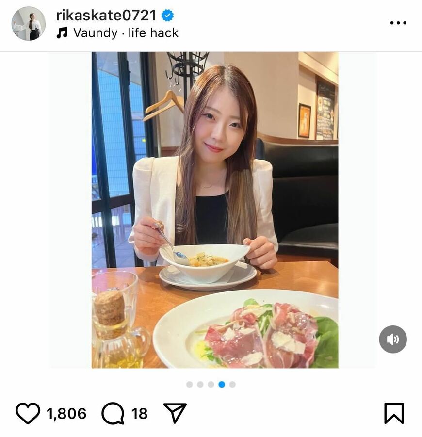 出所：紀平梨花のInstagram（＠rikaskate0721）参照日：2025年6月12日