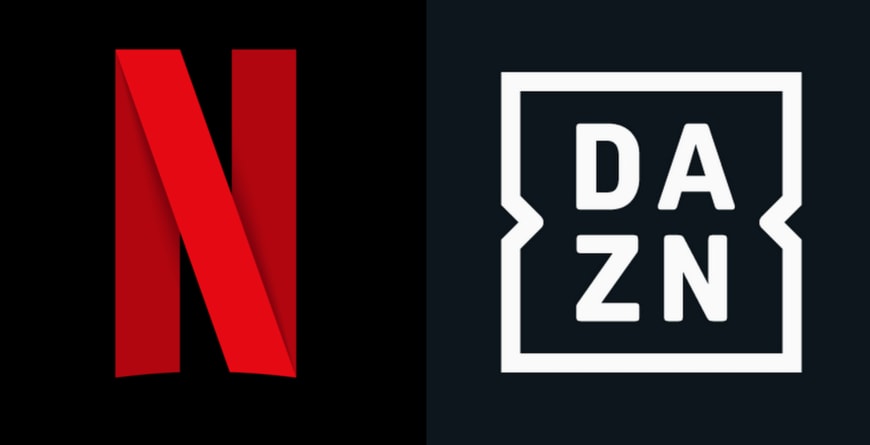 出所：Netflix、DAZN