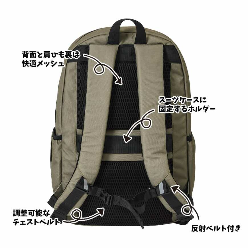 出所：ワークマン公式　撥水スリムデイバッグ