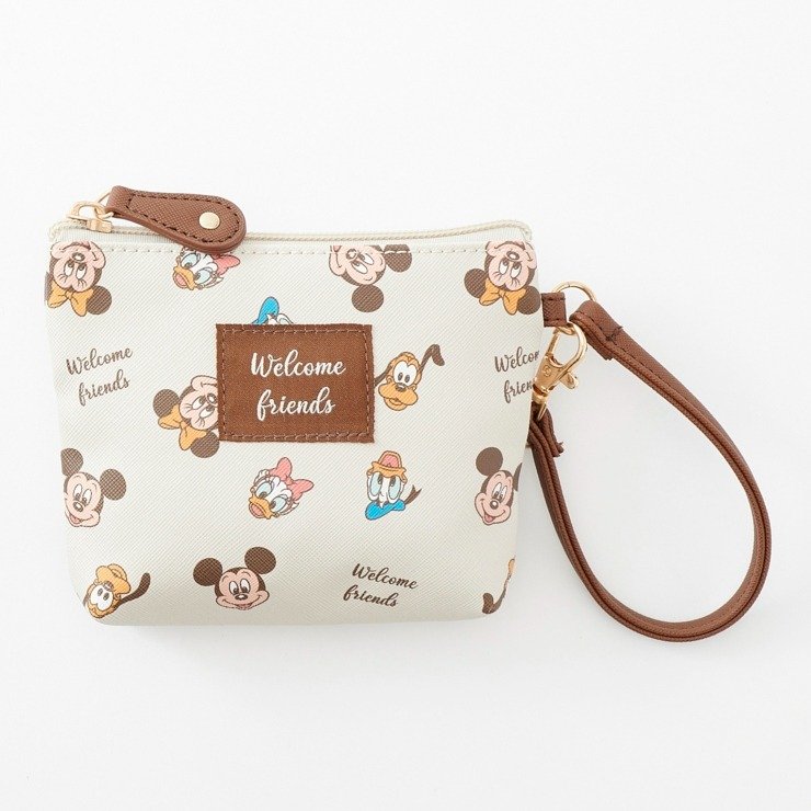 しまむら公式 ポーチ Disney 3点セットティッシュポーチ画像