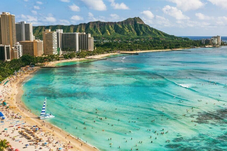 ハワイのビーチ