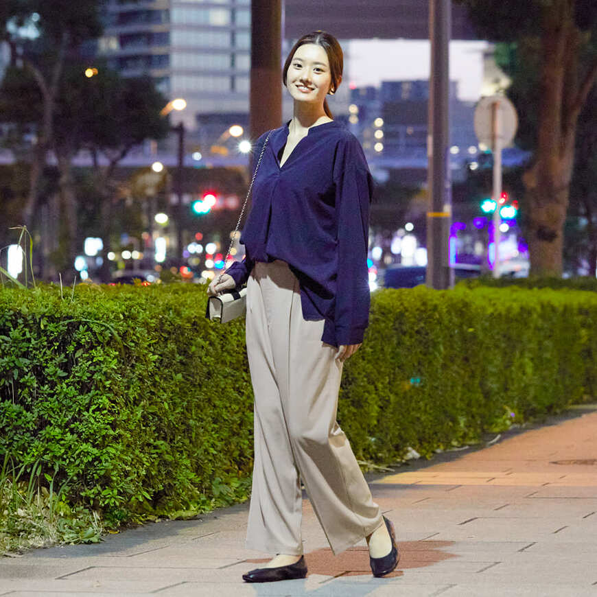 ワークマン公式　レディースシーンレスタックパンツ　画像