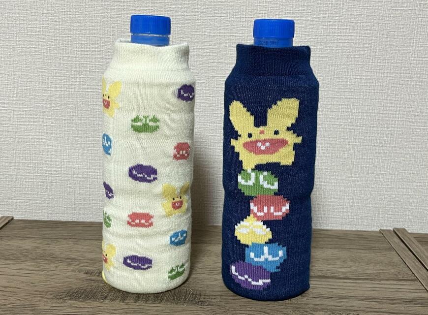 セリア、ぷよぷよ靴下 22-24cm ショート丈画像