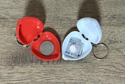 キャンドゥ、9352 ミニハート小物入れキーホルダー商品画像