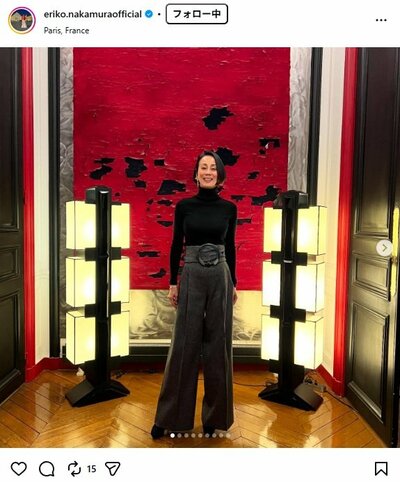 中村江里子のInstagram投稿