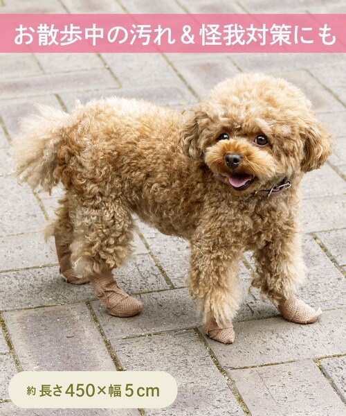 毎日のお散歩に活躍「使い捨てロールシューズ」330円