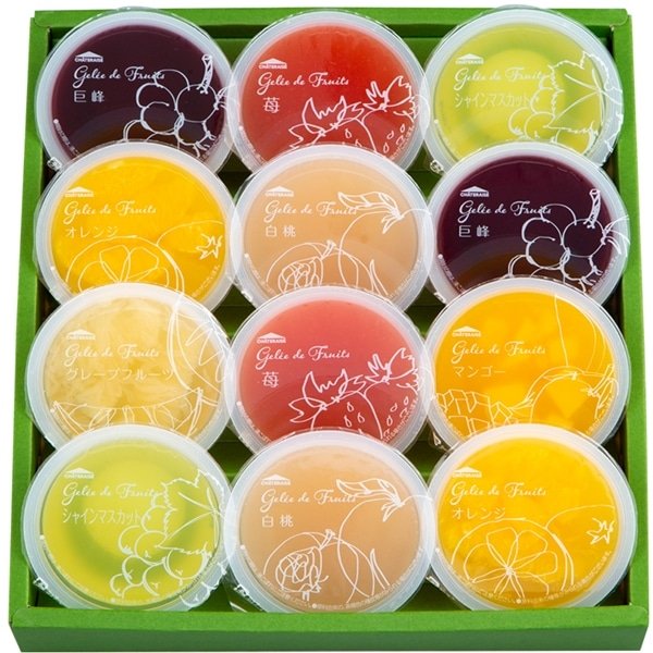 フルーツのジュレ12個入