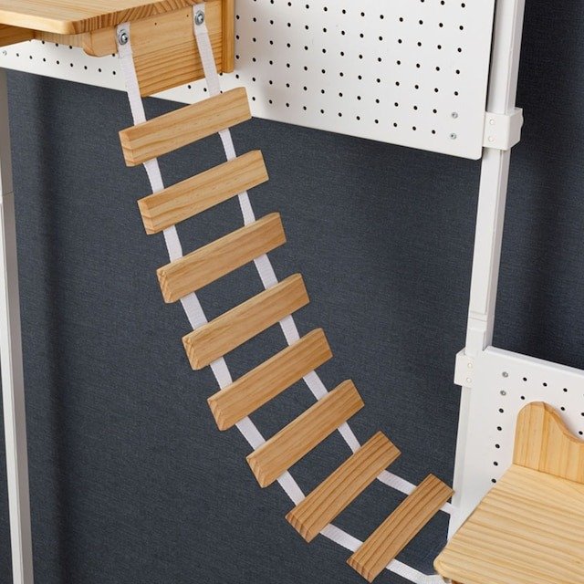 ニトリ公式 壁面キャットウォーク ハシゴ