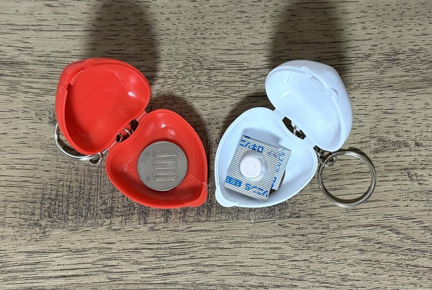 キャンドゥ、9352 ミニハート小物入れキーホルダー商品画像