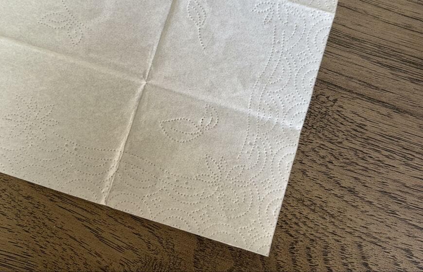 筆者撮影（セリア、コンパクトペーパーハンカチ）