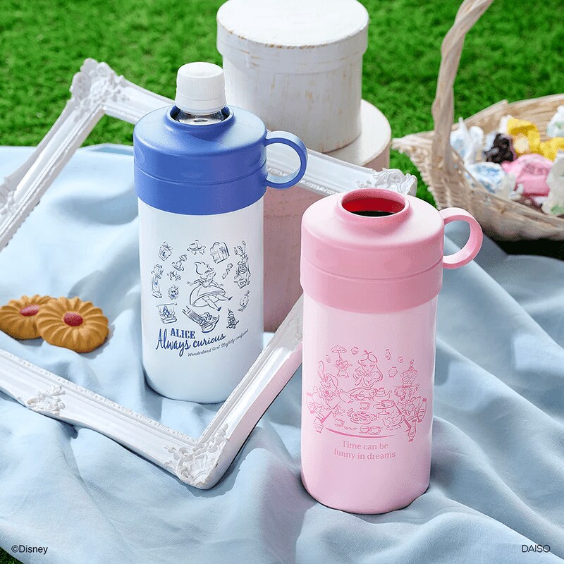 ペットボトルがそのまま入るステンレスペットボトルがそのまま入るステンレスボトル A・B(ふしぎの国のアリス)