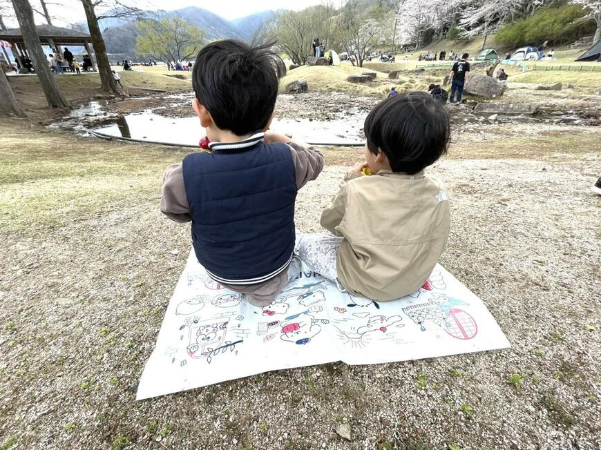 キャンドゥとサンリオのコラボ「レジャーシート」