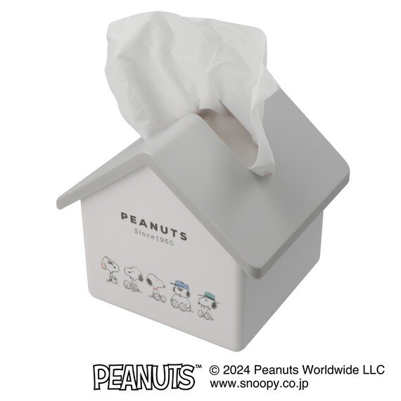ニトリデコホーム公式 【デコホーム商品】スヌーピー ハウス型ティッシュケース(ピーナッツ)