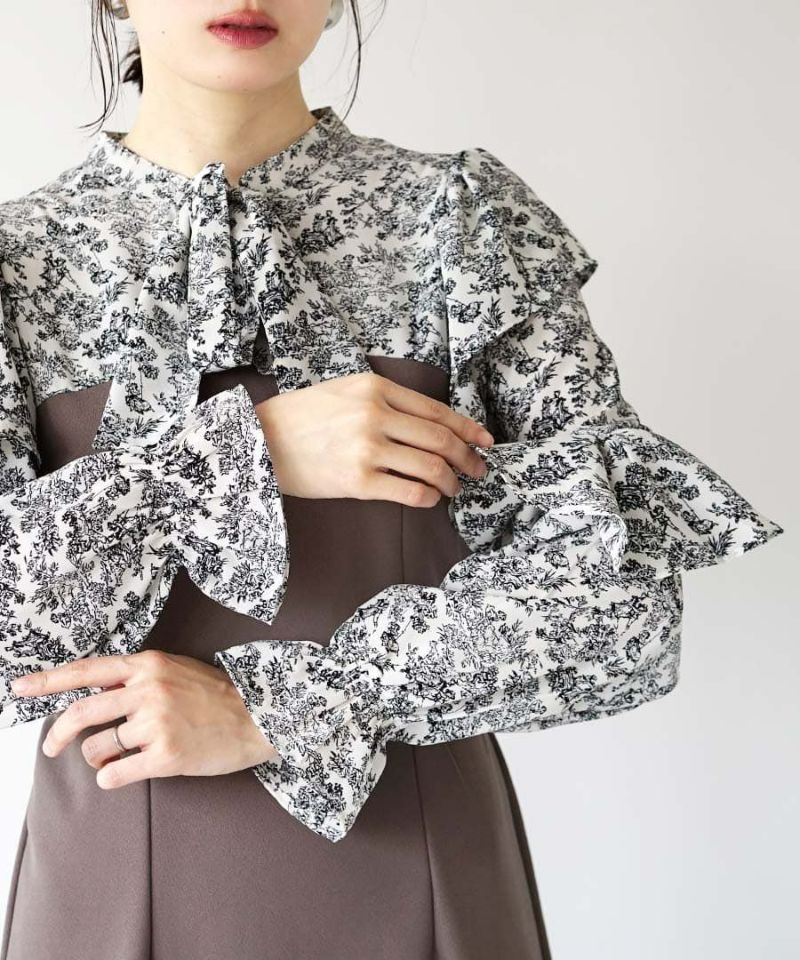 ブラウス ドッキングワンピース