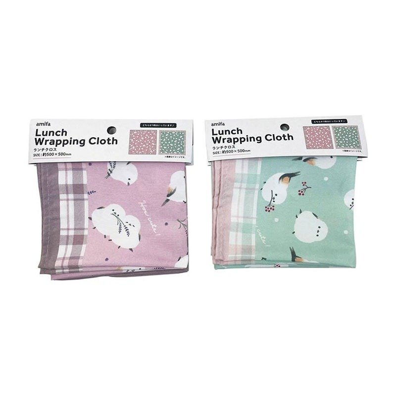 キャンドゥ公式　ランチクロス　ふわふわシマエナガ