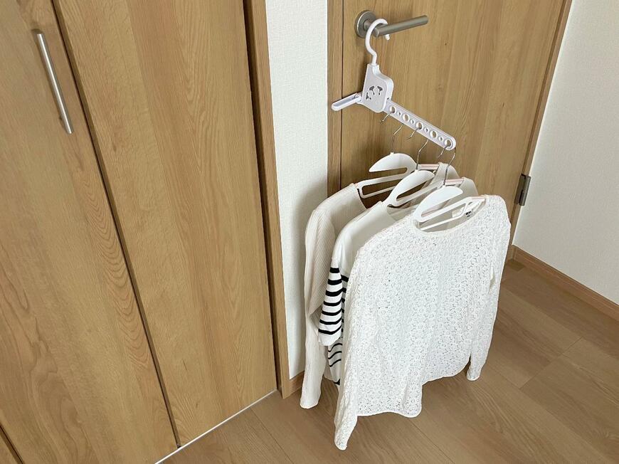 「室内干しハンガー」