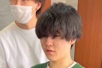 「カットは2カ月ぶり」多毛と癖毛の男性がカットで大変身！爽やかなアフター姿に大満足の笑顔