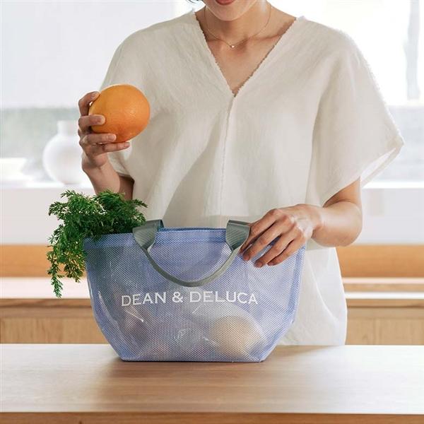DEAN & DELUCA メッシュトートバッグ ライラック Sサイズ