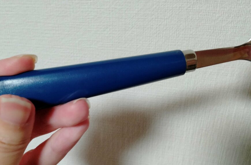 筆者撮影（セリア、スプーン17cm ウィリアムモリス柄）