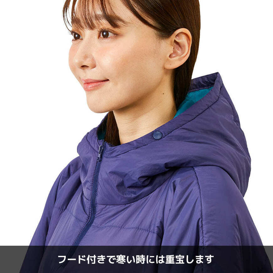 出所：ワークマンオンラインストア 【WEB限定】レディースディアテックウォームブランケットポンチョ