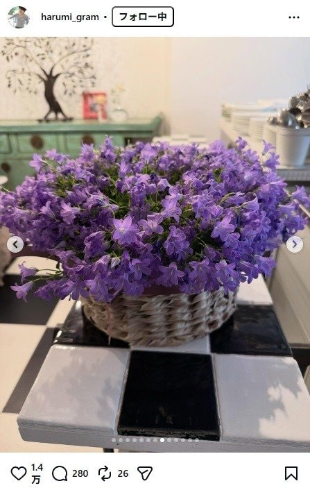 出所： 栗原はるみのInstagram（＠harumi_gram）　参照日：2026年4月9日