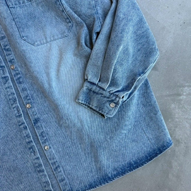 出所：しまむら公式　レディース　ビッグデニムシャツ（anna）