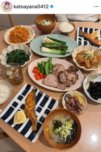 出所：加藤綾菜のInstagram（＠katoayana0412）参照日：2026年4月2日